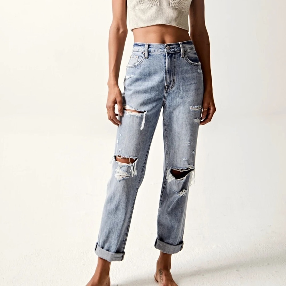 Pistola Presley High rise Girlfriend jeans